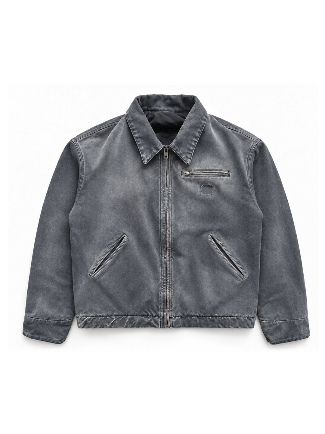 FADED GREY ZIP JACKET