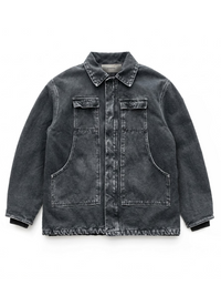 WASHED BLACK CHORE JACKET