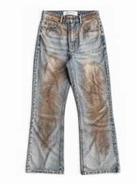PALE WASHED DENIM PANTS