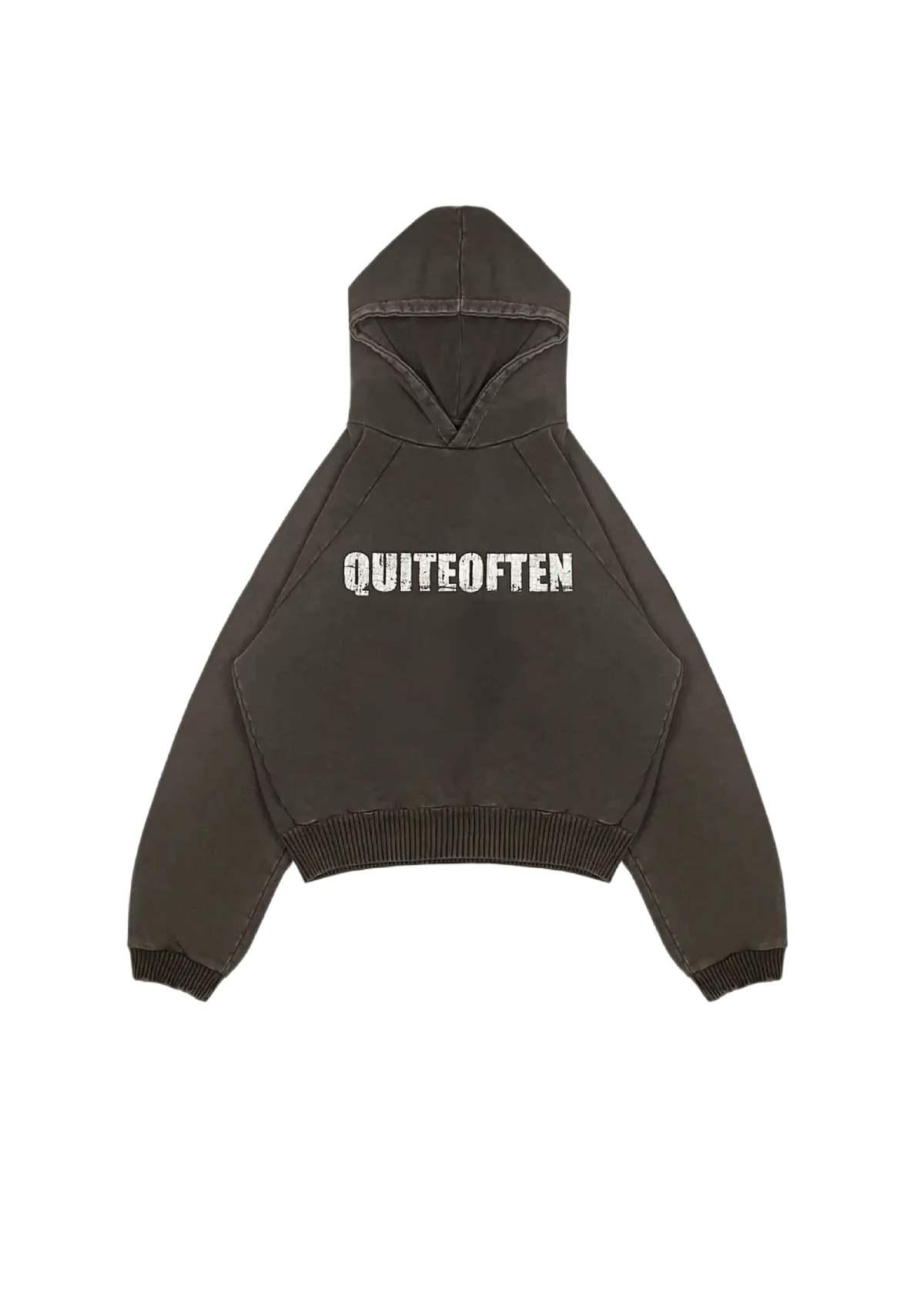 BROWN LOGO HOODIE