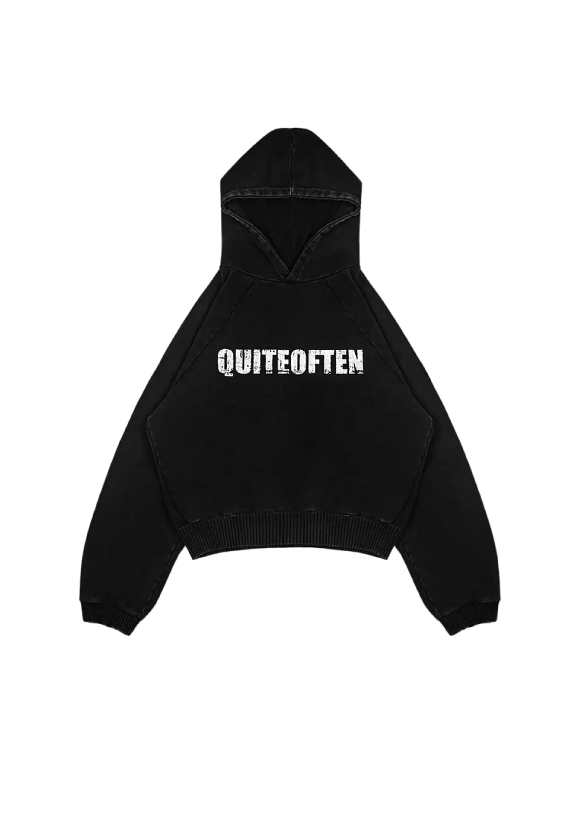 BLACK LOGO HOODIE