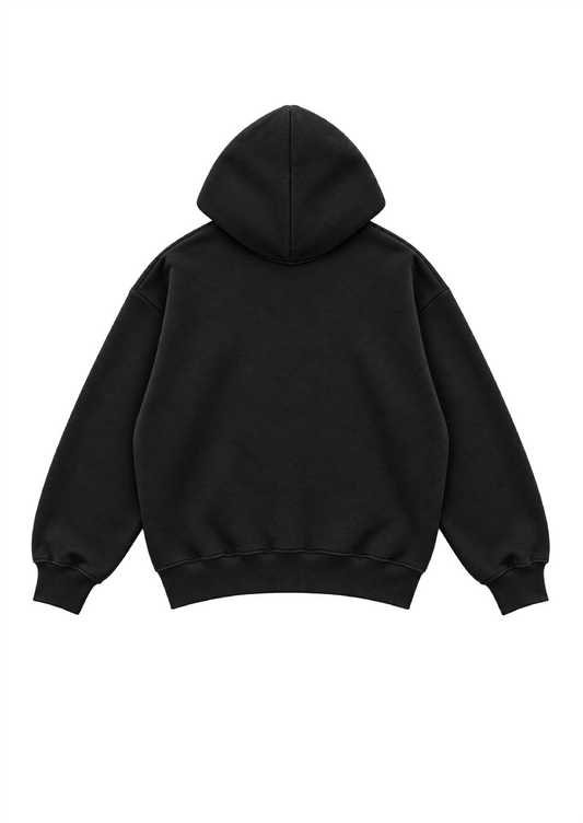 BLACK UNIFORM HOODIE