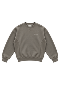 KHAKI UNIFORM CREWNECK