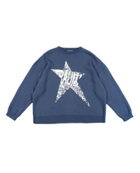 BLUE TRAUMA STAR KNIT