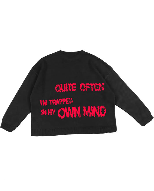TRAUMA STAR KNIT RED
