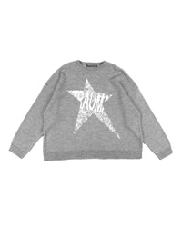 GREY TRAUMA STAR KNIT