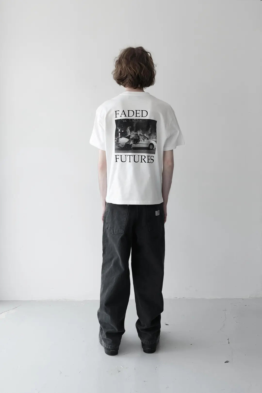 FADED FUTURES TEE WHITE