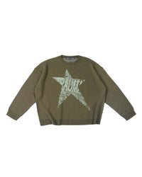 KHAKI TRAUMA STAR KNIT