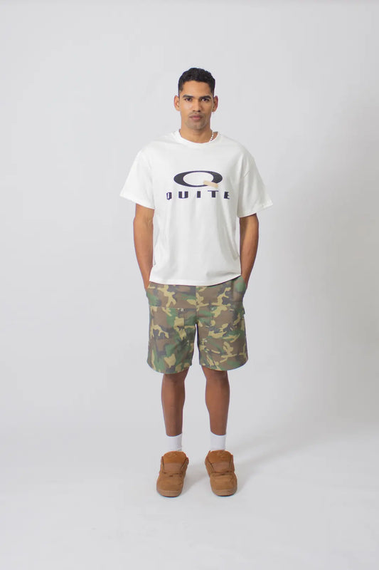 WHITE BOOTLEG LOGO TEE
