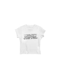 COORDINAT BABY TEE WHITE