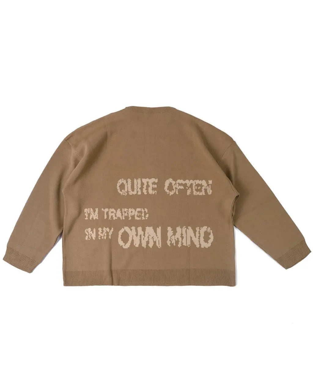 BROWN TRAUMA STAR KNIT