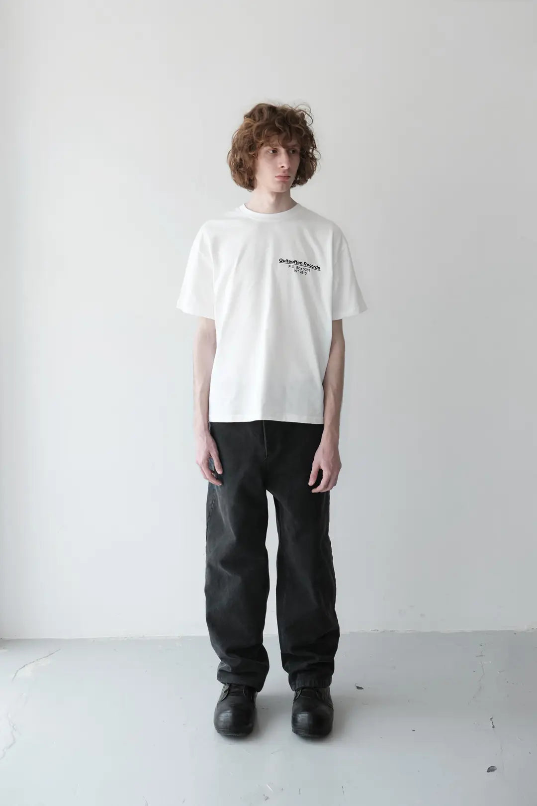 RECORDS TEE WHITE