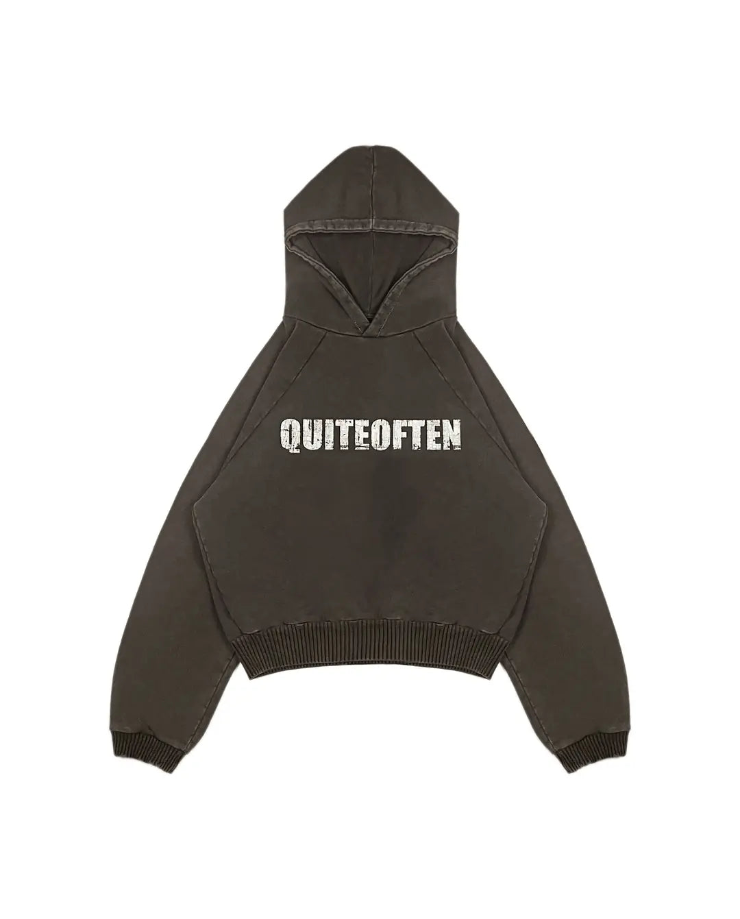 BROWN LOGO HOODIE