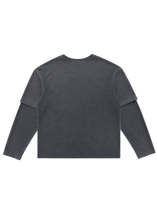 DARK GREY PLANET LONGSLEEVE
