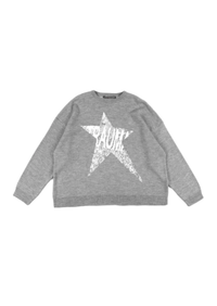 GREY TRAUMA STAR KNIT