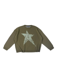 KHAKI TRAUMA STAR KNIT