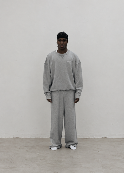 GREY UNIFORM CREWNECK