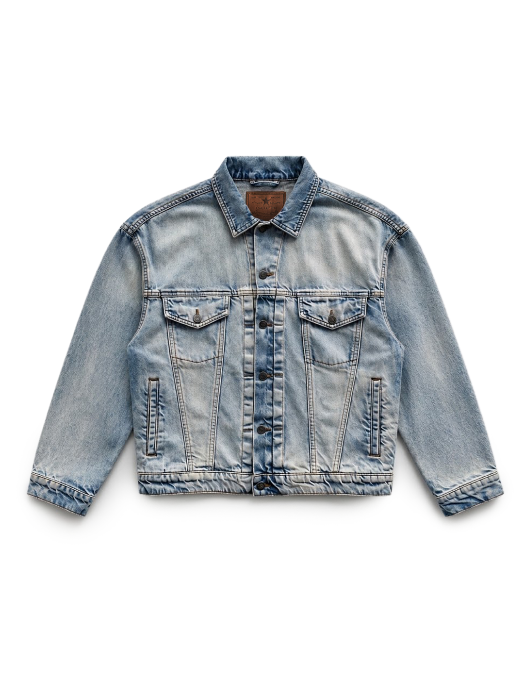 LIGHT WASH DENIM JACKET