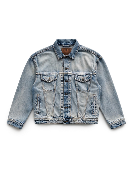 LIGHT WASH DENIM JACKET