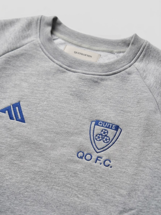 GREY FOOTBALL SWEATSHIRT