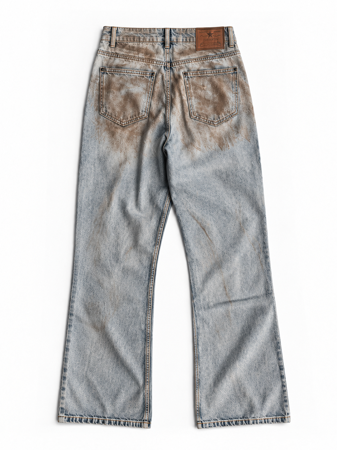 PALE WASHED DENIM PANTS