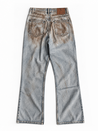 PALE WASHED DENIM PANTS
