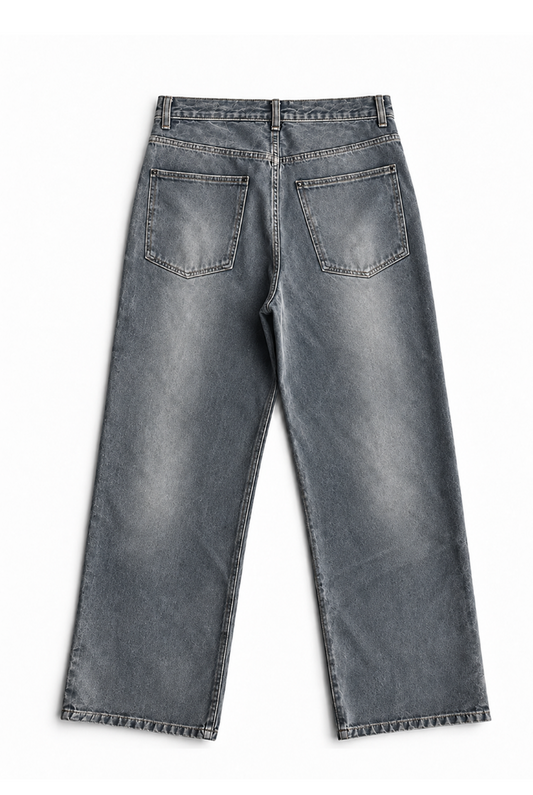 FADED GREY CANVAS PANTS
