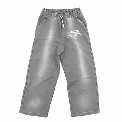 GREY FADED SWEATPANTS