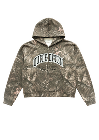 CAMO COLLEGE ZIP HOODIE