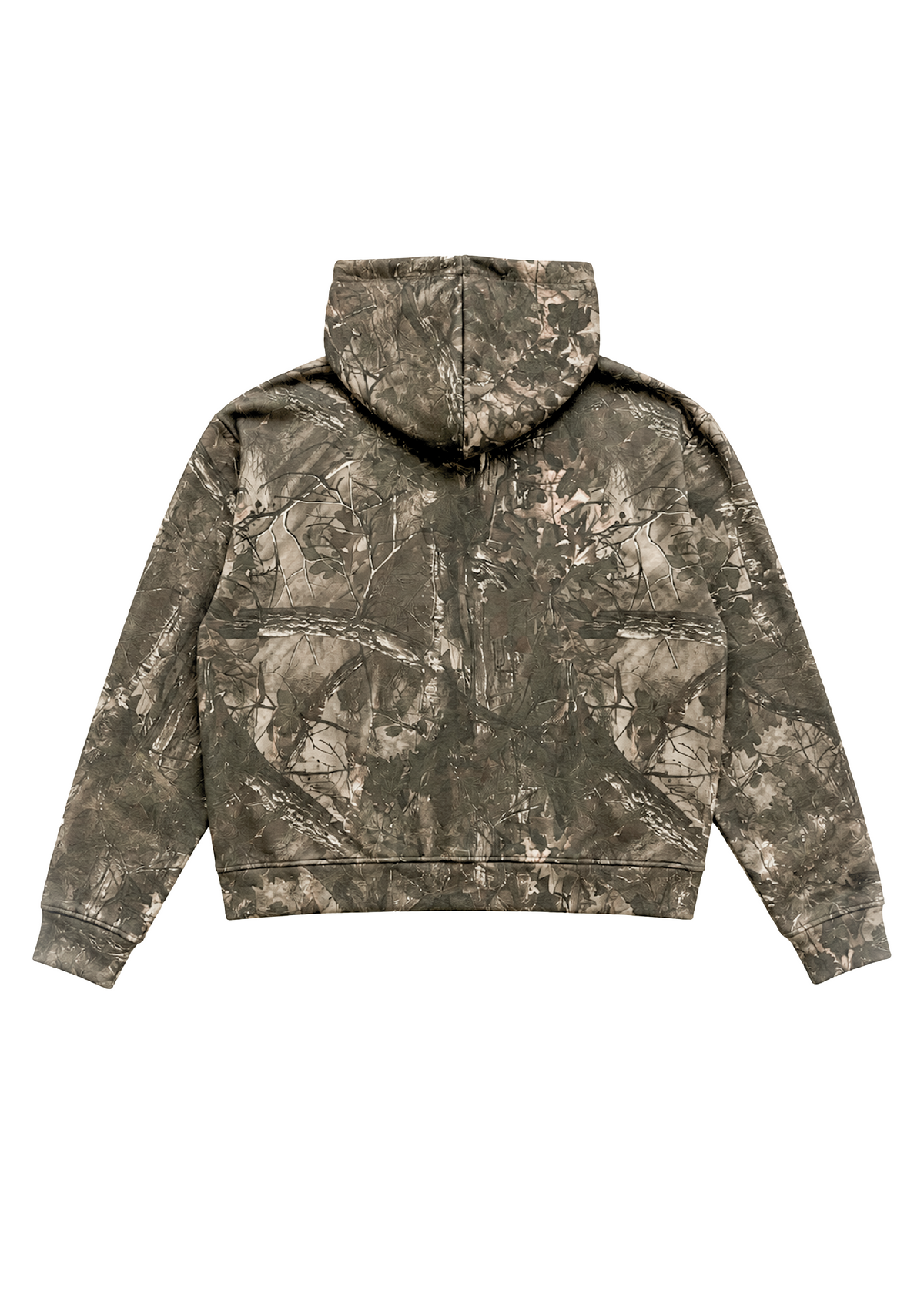 CAMO COLLEGE ZIP HOODIE