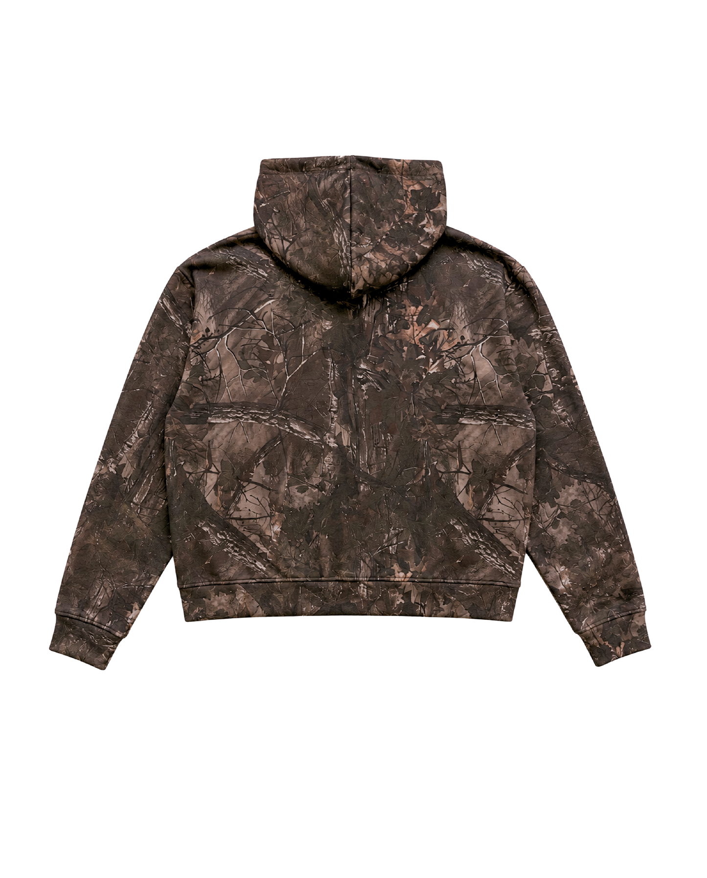 CAMO COLLEGE ZIP HOODIE