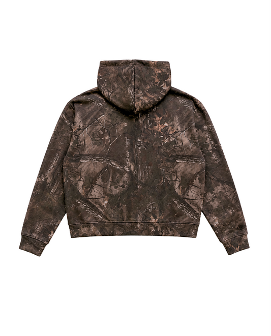 CAMO COLLEGE ZIP HOODIE