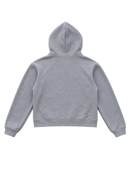 GREY COLLEGE ZIP HOODIE