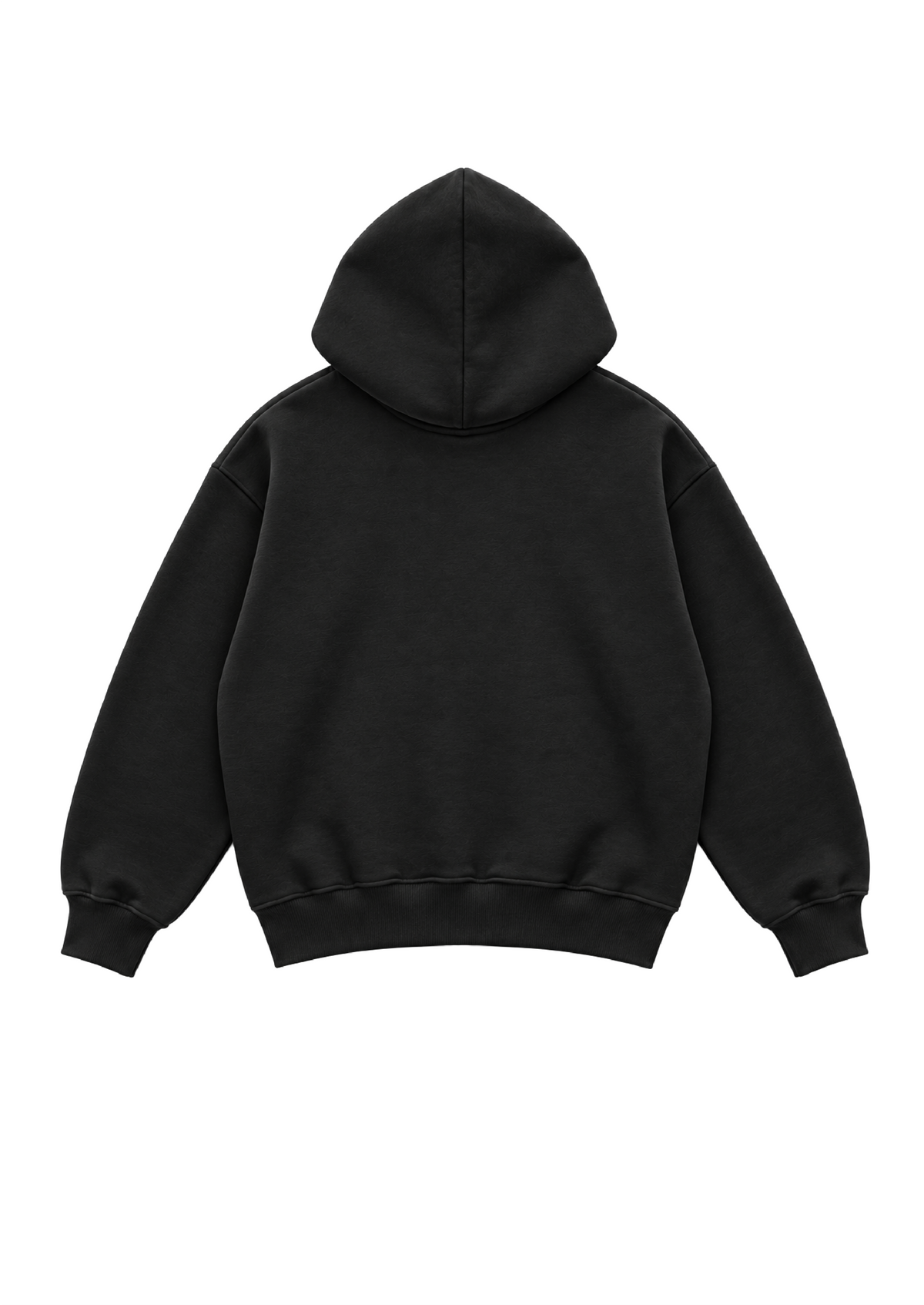 BLACK UNIFORM ZIP HOODIE
