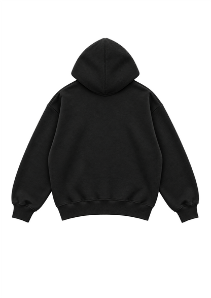 BLACK UNIFORM HOODIE