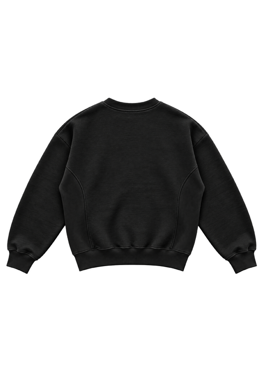 BLACK UNIFORM CREWNECK