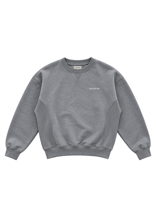GREY UNIFORM CREWNECK