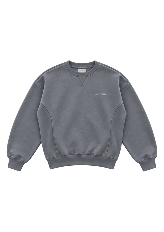 ANTHRACITE UNIFORM CREWNECK
