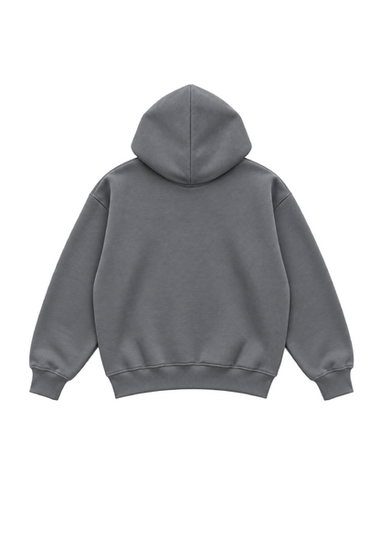 ANTHRACITE UNIFORM ZIP HOODIE
