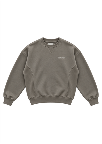 KHAKI UNIFORM CREWNECK