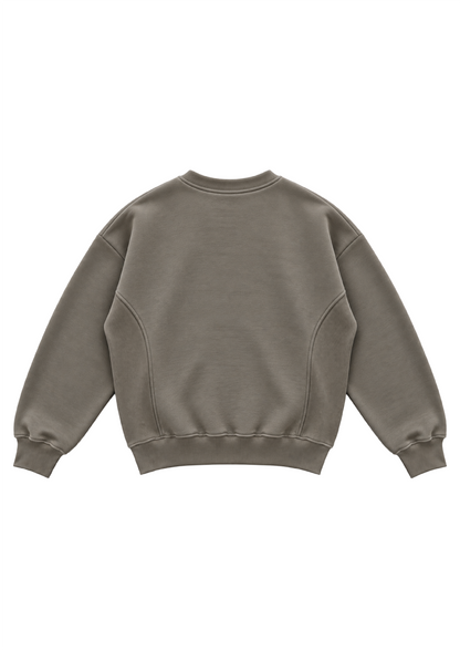 KHAKI UNIFORM CREWNECK
