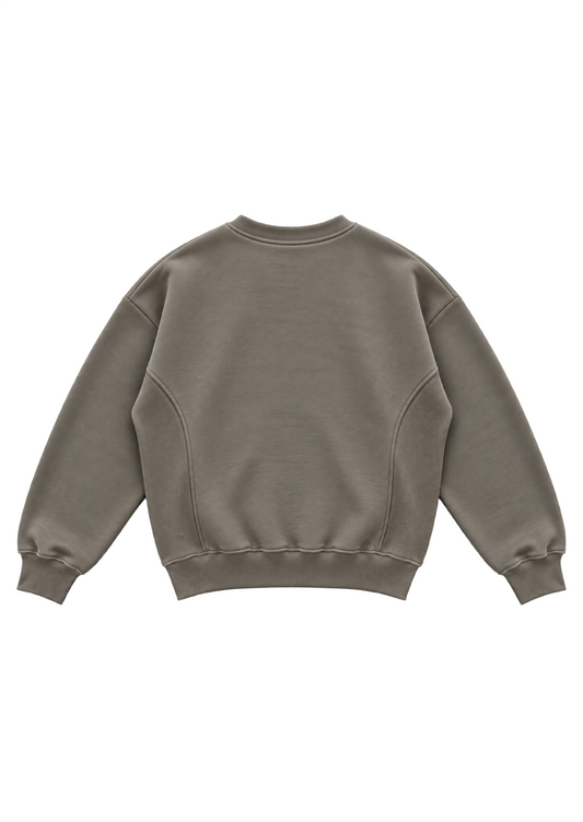 KHAKI UNIFORM CREWNECK