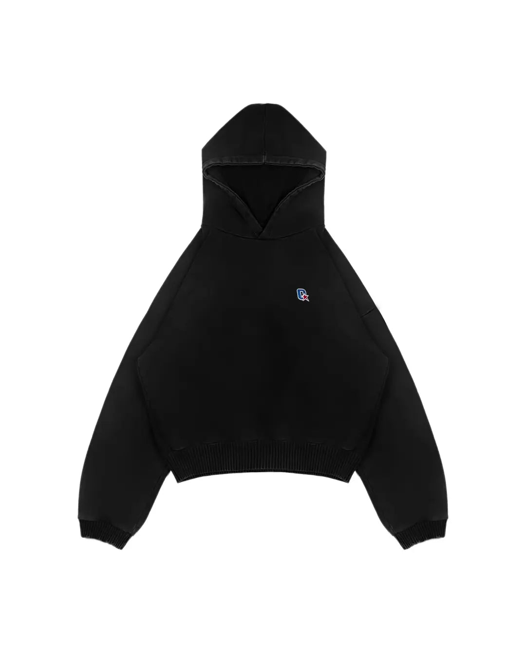 BLACK BASIC HOODIE