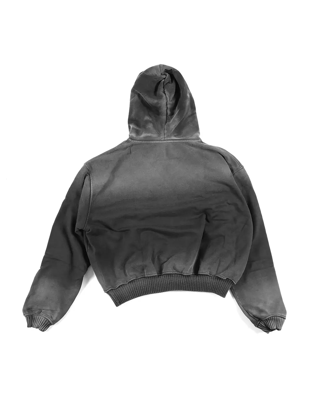 BLACK FADED LOGO HOODIE