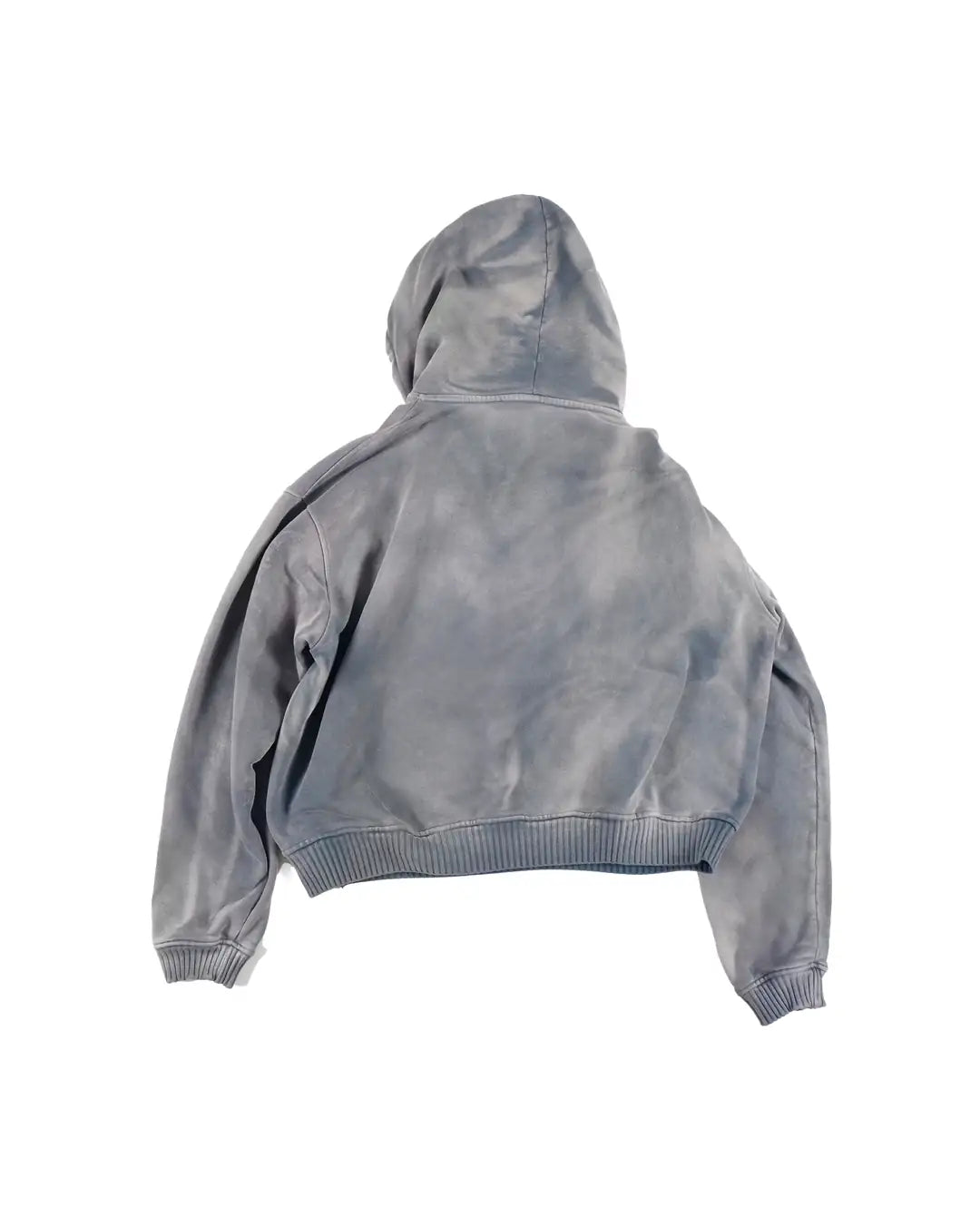 GREY FADED LOGO HOODIE