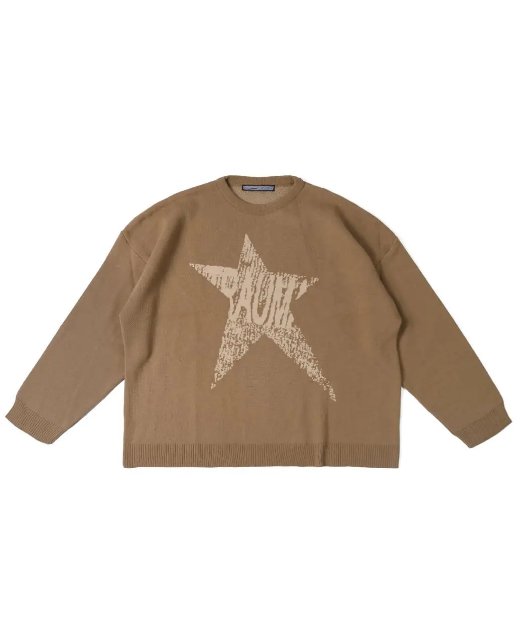BROWN TRAUMA STAR KNIT
