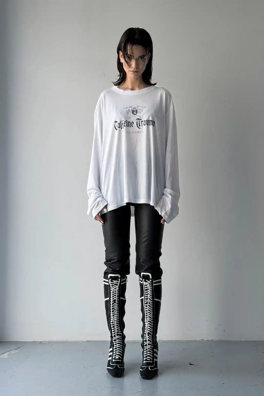 CAFFEINE TRAUMA DISTRESS LONGSLEEVE