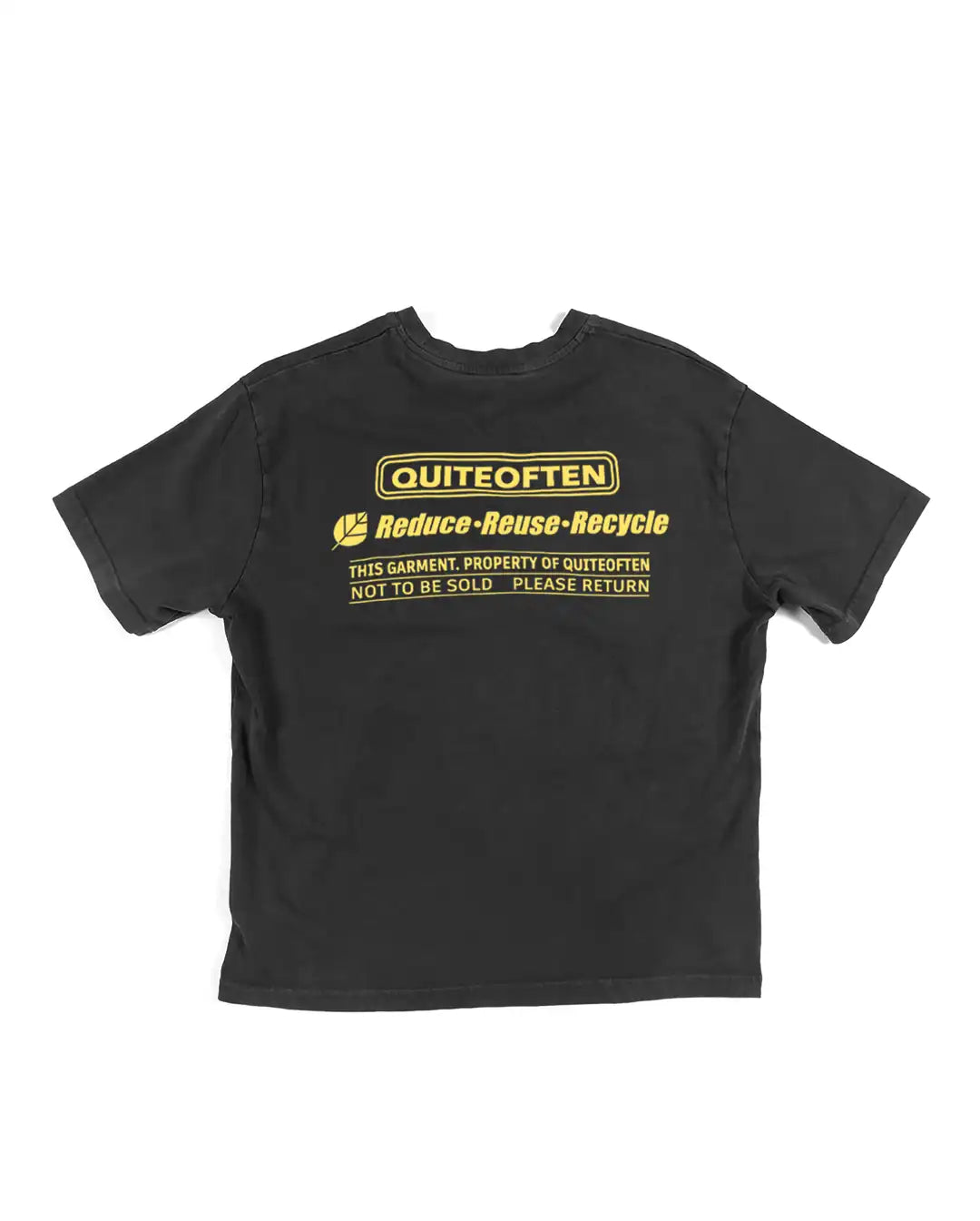 RECYCLE TEE BLACK