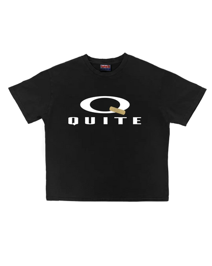 BLACK BOOTLEG LOGO TEE