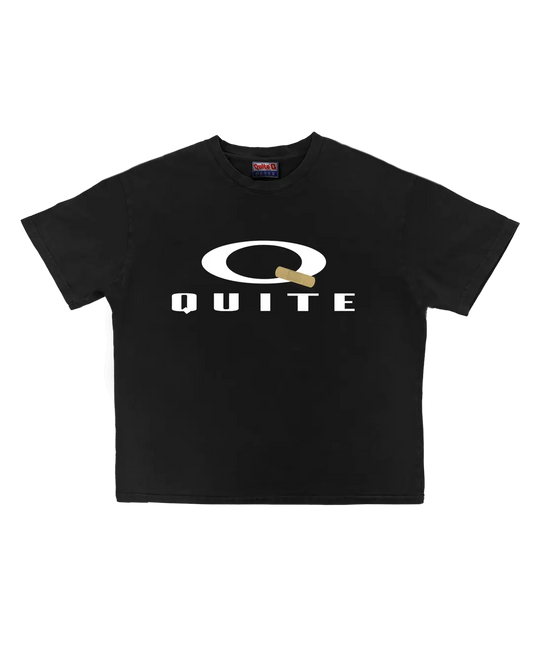 BLACK BOOTLEG LOGO TEE